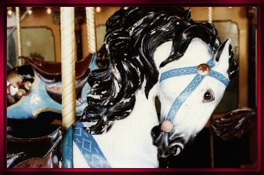 Carousel Horse Closeup. Dorsey Photo