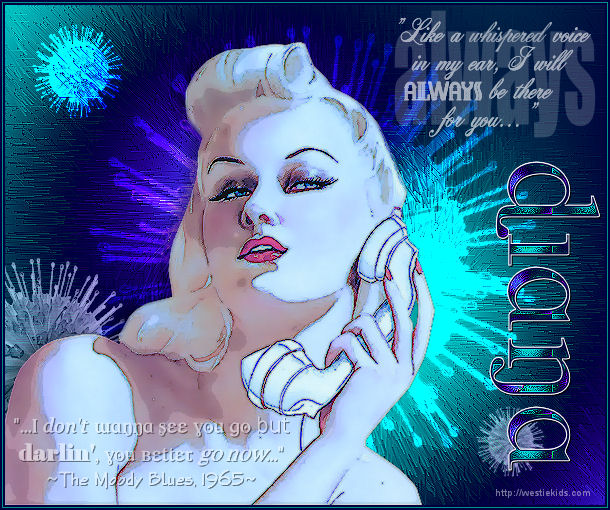 by Westie Kids/Diana Dorsey; Created 08-20-06. Using tube by Steph Staker.