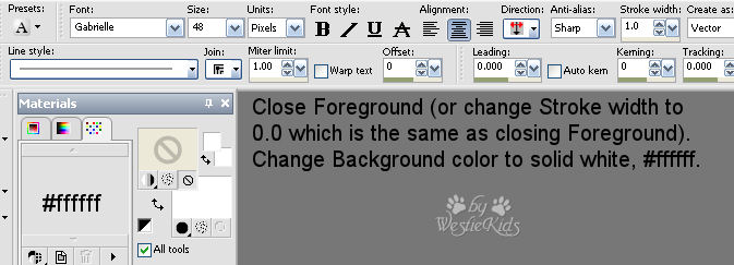Gabrielle Font Screenshot